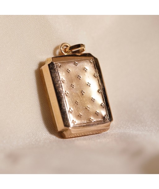 Pendentif rectangulaire ancien fleurettes vous aussi creer 