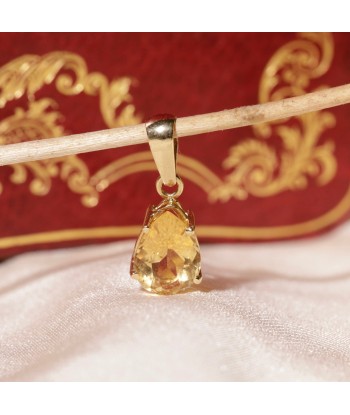 Pendentif citrine poire Jusqu'à 80% De Réduction