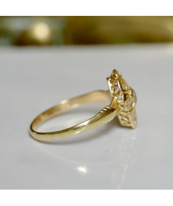 Bague marquise ancienne diamants taille rose livraison et retour toujours gratuits