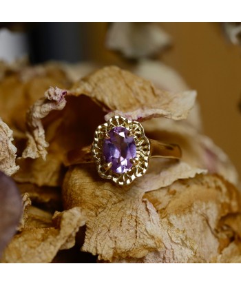 Bague fleur vintage améthyste Voir les baskets