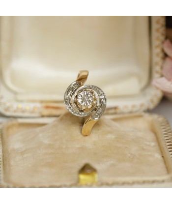 Bague tourbillon diamant taille rose en ligne