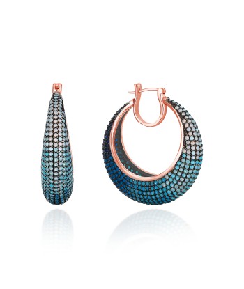 BOUCLES D’OREILLES  BLUE RAINBOW france