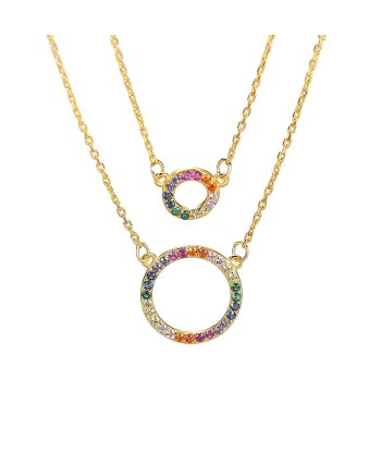 COLLIER DOUBLE RAINBOW français