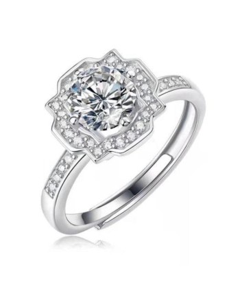 BAGUE  MOISSANITE MELISSA ART DÉCO livraison et retour toujours gratuits