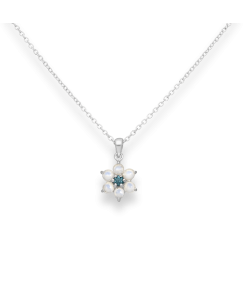 COLLIER FLEUR OPALE Paris Déstockage Promo