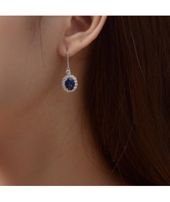 BOUCLES D'OREILLES SAPHIR CHIC le des métaux précieux