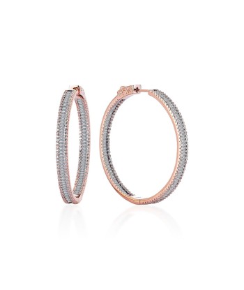 BOUCLES D’OREILLES HOOPS BAGUETTE Pour