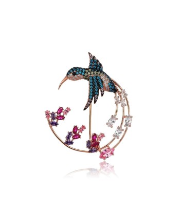 BROCHE COLIBRI ROSE du meilleur 