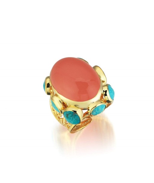 BAGUE ALEXANDRIE CALCÉDOINE ROSE sur le site 