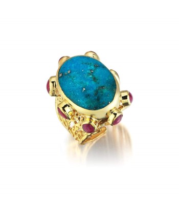 BAGUE ALEXANDRIE TURQUOISE commande en ligne