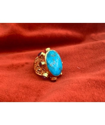 BAGUE ALEXANDRIE TURQUOISE commande en ligne