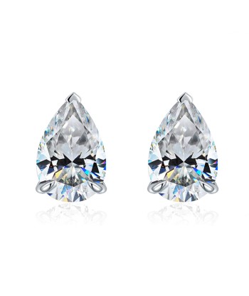 BOUCLES D'OREILLES MOISSANITE MINI GOUTTES 50-70% off 