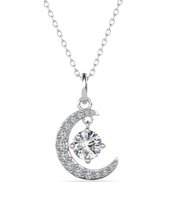 COLLIER MOISSANITE LUNE pas cher chine