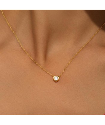 COLLIER COEUR DIAMANT Par le système avancé 