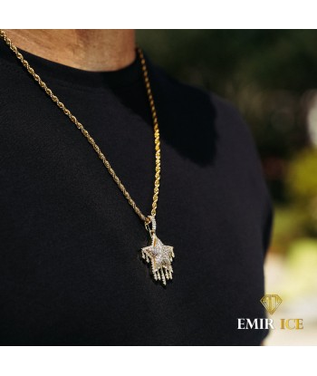 COLLIER PENDENTIF ETOILE EN DIAMANT ouvre sa boutique