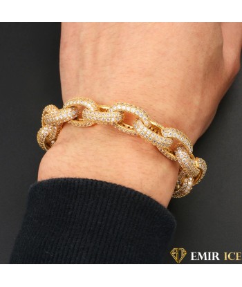 BRACELET EMIR FORÇAT OR JAUNE des créatures d'habitude