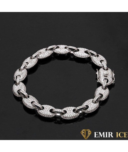 BRACELET EMIR CAFÉ OR BLANC sur le site 