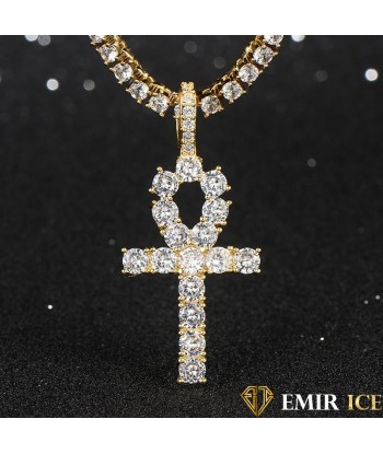 COLLIER PENDENTIF CROIX ÉGYPTIENNE ÂNKH™ : Symbole de vie pas chere