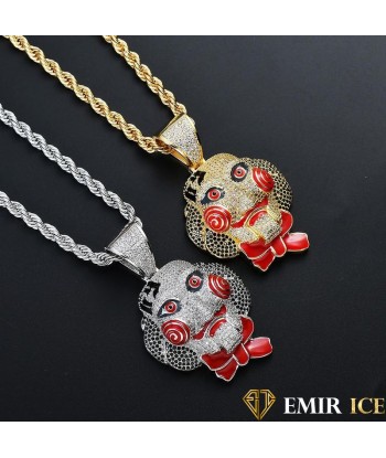 COLLIER PENDENTIF SAW 6IX9INE en linge