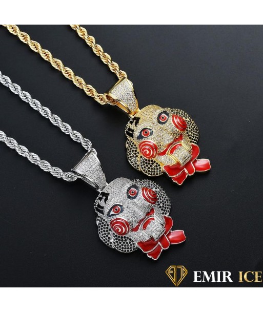 COLLIER PENDENTIF SAW 6IX9INE en linge