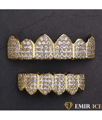 GRILLZ EMIR LUXURY OR JAUNE Par le système avancé 