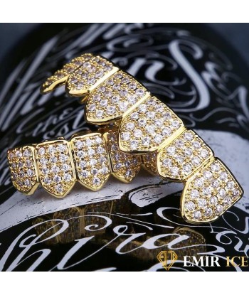 GRILLZ EMIR LUXURY OR JAUNE Par le système avancé 