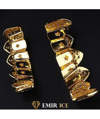 GRILLZ EMIR LUXURY OR JAUNE Par le système avancé 