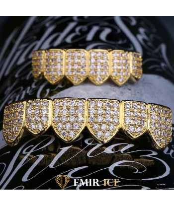 GRILLZ EMIR LUXURY OR JAUNE Par le système avancé 