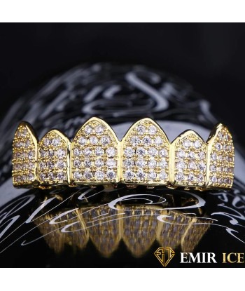 GRILLZ EMIR LUXURY OR JAUNE Par le système avancé 