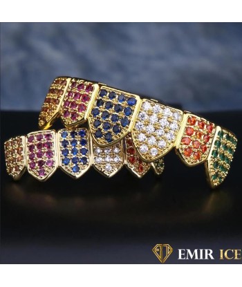 GRILLZ EMIR LUXURY RAINBOW OR JAUNE de France