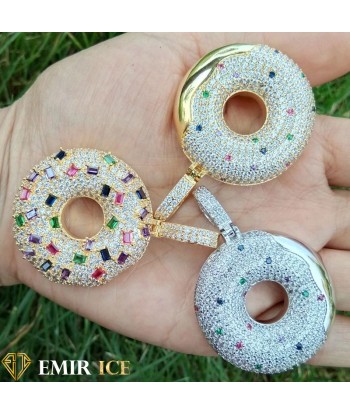 COLLIER PENDENTIF DONUT Amélioration de cerveau avec