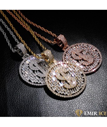 COLLIER PENDENTIF DOLLAR PLAQUÉ OR Profitez des Offres !