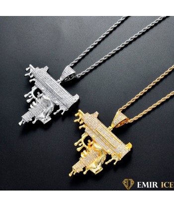 COLLIER PENDENTIF UZI SUPREME GUN commande en ligne