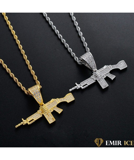 COLLIER PENDENTIF AK 47 KALASHNIKOV En savoir plus