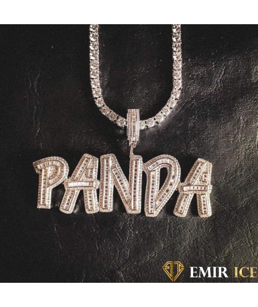 PERSONNALISE TON PENDENTIF BAGUETTE ICY AVEC COLLIER pour bénéficier 