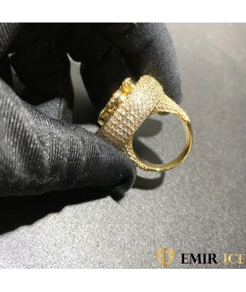 BAGUE PERSONNALISABLE ROTATIVE EMIR PINKY RING de l' environnement