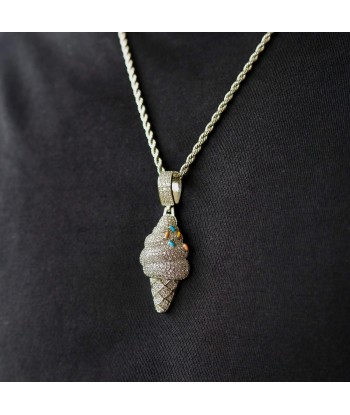 COLLIER PENDENTIF EMIR ICE CREAM destockage