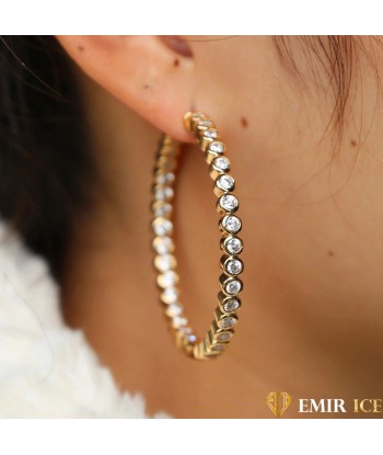 BOUCLE D'OREILLE "EMIR DUBAI" | ARGENT 925 Les magasins à Paris et en Île-de-France