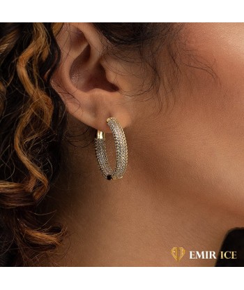 BOUCLE D'OREILLE "EMIR MARBELLA" | OR JAUNE acheter