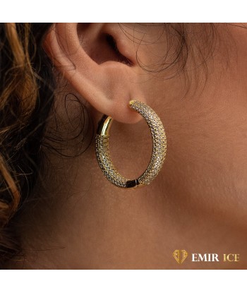 BOUCLE D'OREILLE "EMIR MARBELLA" | OR JAUNE acheter