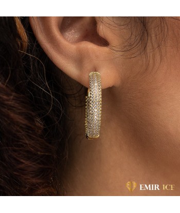 BOUCLE D'OREILLE "EMIR MARBELLA" | OR JAUNE acheter