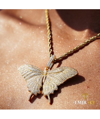 COLLIER PENDENTIF PAPILLON "ICONIC BUTTERFLY" de l' environnement