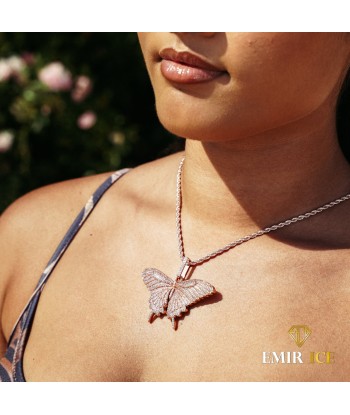 COLLIER PENDENTIF PAPILLON "ICONIC BUTTERFLY" de l' environnement