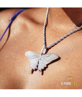 COLLIER PENDENTIF PAPILLON "ICONIC BUTTERFLY" de l' environnement