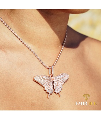 COLLIER PENDENTIF PAPILLON "ICONIC BUTTERFLY" de l' environnement