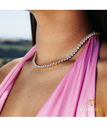 COLLIER TENNIS DIAMANT FEMME OR JAUNE - 5MM Comparez et commandez 