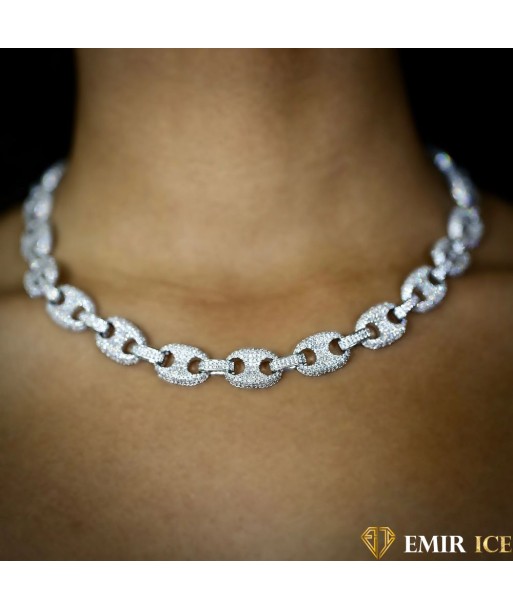 COLLIER GRAINE DE CAFÉ FEMME OR BLANC sélection de produits