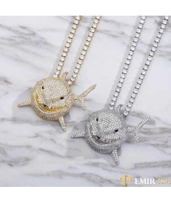 COLLIER PENDENTIF REQUIN 6IX9INE GOOBA l'achat 