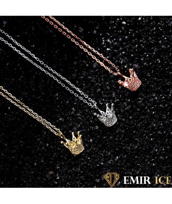 COLLIER "EMIR CROWN" | ARGENT 925 le des métaux précieux