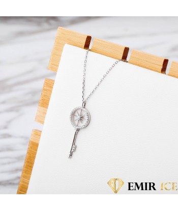 COLLIER "EMIR KEY V1" | ARGENT 925 Amélioration de cerveau avec